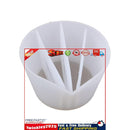Split Color Mixing Cups Paints Art Tool 4 Channels Pouring Cup White (3) Newly