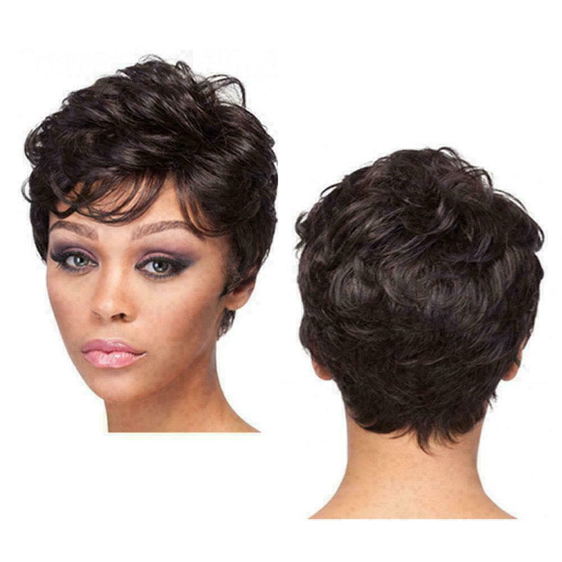Womens Wigs Full Hair Short Fluffy Mediumuburn Wig Q0S0 Women Q4J2 V1E3 W7W8