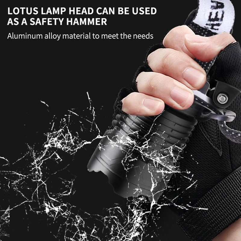 #A Portable XHP360 LED Headlamp 3000lm Waterproof Flashlight for Camping Fishing