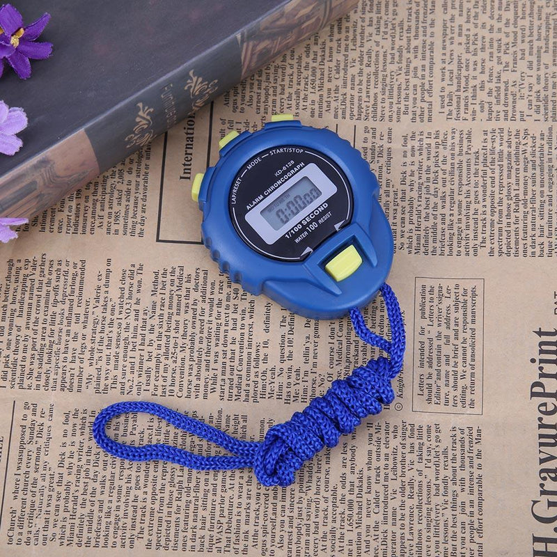 LCD Chronograph Digital Timer Electronic Stopwatch Sports Counter Kilom