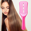 Anti-static Comb Hollow-out Massage Hair Brush Hairdressing Tool (Red) Newly