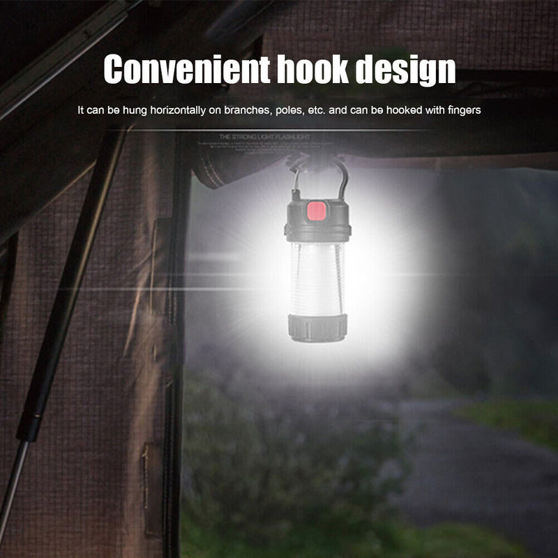 5 Modes Portable LED Mini Lantern Hanging Emergency Camping Work Light with Hook