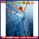 Ballet Girl 5D Full Round Diamond Painting Women Rhinestones Cross Stitch Gif