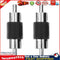 2pcs RCA Male to Male AV Audio Video Plug Jack Extension Cable Connectors Newly