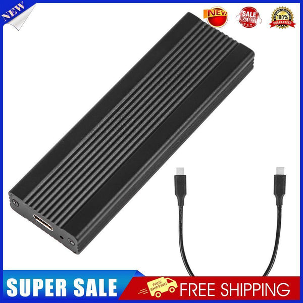 M2 SSD Disk Case Enclosure Hard Drive Box (Dual Protocol-10Gbps C-C Black)