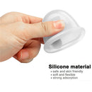 Silicone Vacuum Cupping Can Cupping Therapy Massage Suction Cup (White) Newly