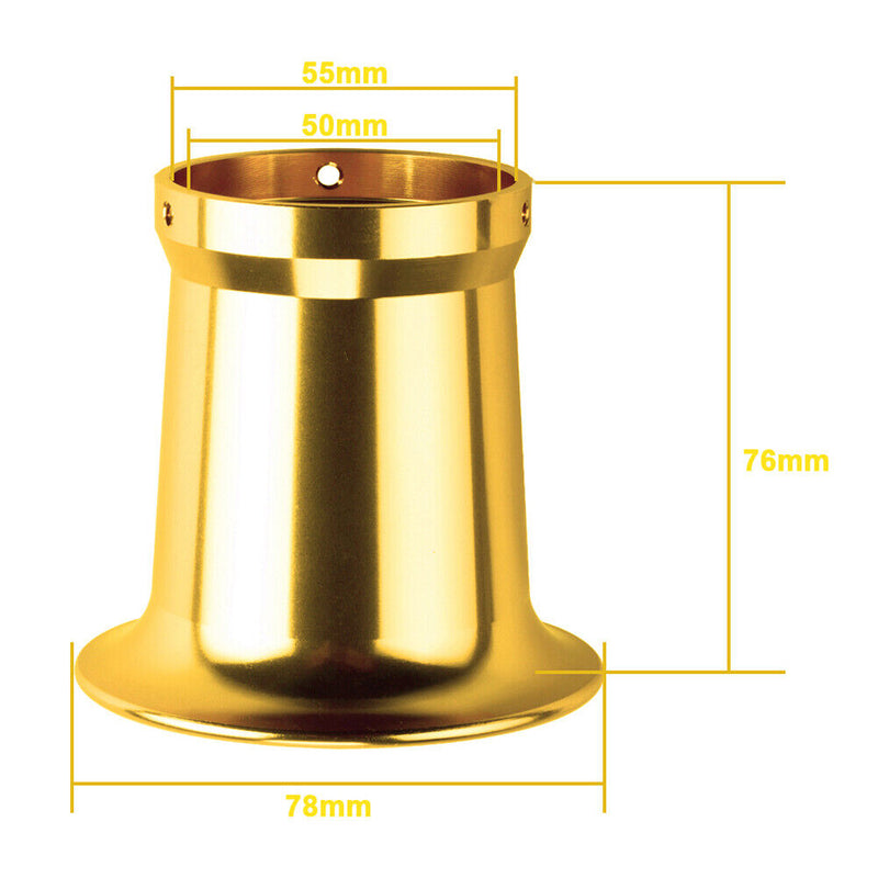 50mm Aluminum Alloy Velocity Stack for PWK PE VM 21mm 24mm 26mm 28mm 30mm Carb