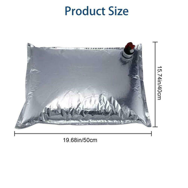 10pcs 10L Aluminum Foil BIB Bag-In-Box W/Butterfly Pouch Wine Champagne Tap L9I9