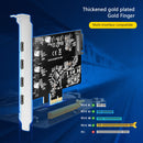 MAIWO KC019 PCIE to Type-C USB 3.1 Expansion Card 5Gbps 15pin SATA Power Adapter