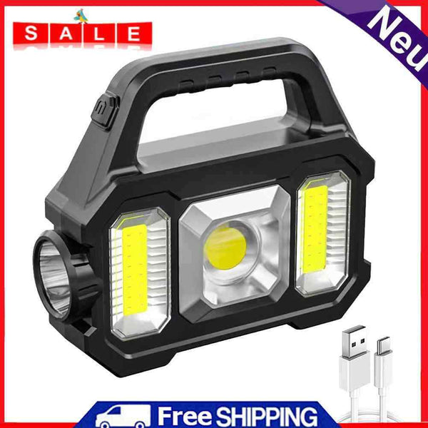 4x500lm Flashlight Portable 6 Gears Torch Light for Camping Accessories COB