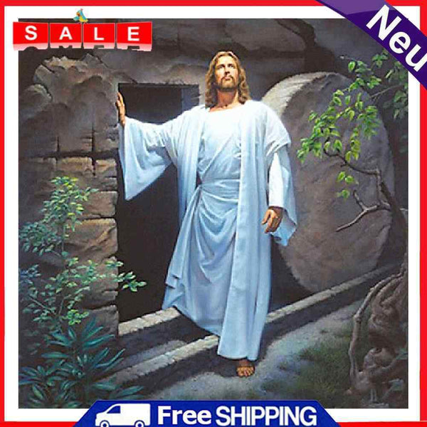 Oil Paint By Numbers Picture DIY Painting Jesus God Acrylic Paint Art Decor