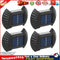 4pcs Solar Wall Lamp Outdoor Waterproof Balcony Fence Lights (Warm 8LED) Newly