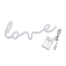 LOVE Sign LED Neon Light USB/Battery Powered Party Decor Lamp (Warm White)
