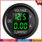 D6 Digital Voltmeter Ammeter Volt Current Panel Meter for Car Truck (Green) #F