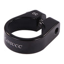 1pc MTB Cycling Seat Tube Clip Bike Release Seatpost Clamp (30mm Black) Newly
