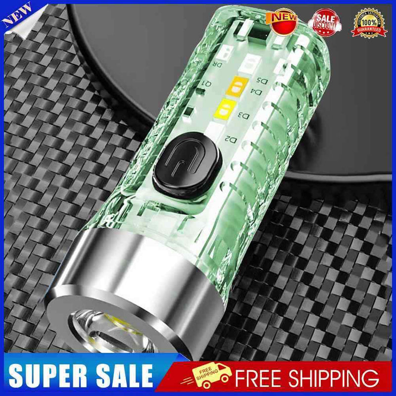 #A LED SMD Pocket Flashlight Adjustable Luminous Flashlight for Camping Accessor