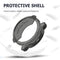 Watch Replacement Frame Half-full Coverage Hollow Protective Shell (Black) Newly
