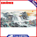 DIY Embroidery Needlework 5D Sunrise View Full Round Drill Diamond Painting Gift