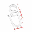 Accessories Durable Fixing Holder Wall Ring Plastic Sliding Hook Curtain Hooks