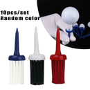 Pack of 10PCs GOLF TEES BRUSH Driver Training 52mm Aids Tool Golfer M5Y0