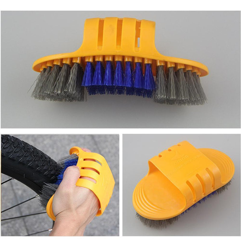 Bicycle cleaing Tool kits Chain Cleaner+tire Brushes+Bike Cleaning gloves Newly