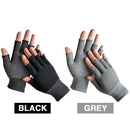 Fingerless Outdoor Bicycle Anti-skid Half Finger Fishing Gloves (Grey)