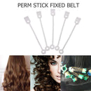50pcs/set Pro Perm Rod Long Hair Curler Replacement Elastic Rubber Band (C)