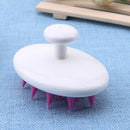 Silicone Head Hair Washing Round Comb Scalp Massage Antiskid Hairbrush