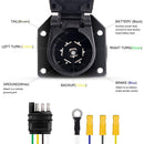 Parts Heavy Duty Trailer Plug Adapter Towing Plug Wiring Electric Trailer