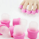 10pcs Wearable Nail Clip UV Gel Nail Polish Remover Nail Art Soak Off Cap
