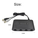 4 Port USB GC Gamecube NGC Controller Adapter Converter for Wii U Switch PC - As