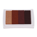 4 Colors Gradient Inkpad DIY Stamp Colored Ink Pad Printing Stationery(5) Newly