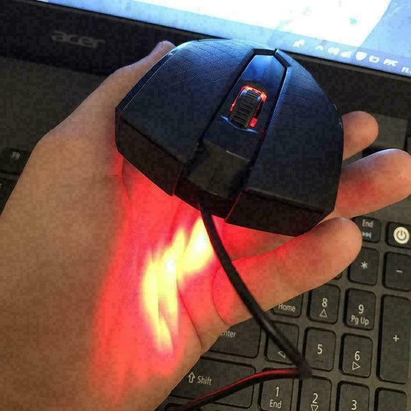 USB Interface Wired Scroll Wheel Mouse Gaming Mice For PC Desktop S2Y2
