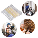 10pcs Hair Care Clip Stainless Steel Hairdressing Sectioning Clamp (White) Newly