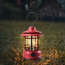#A Retro LED Hanging Camping Lights Hiking Tent Lanterns Atmosphere Decoration L