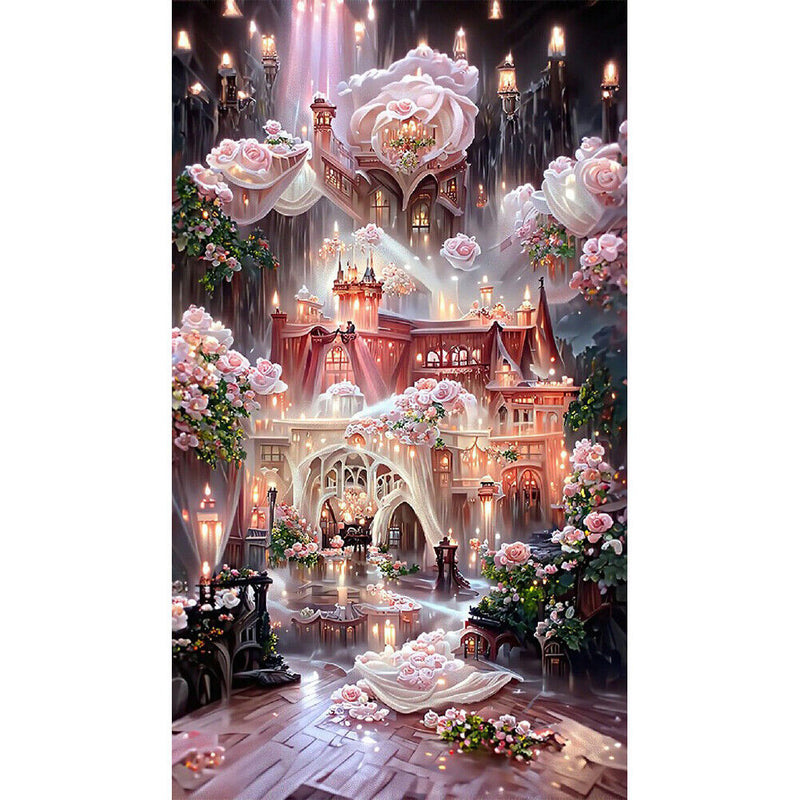 5D DIY Full Square Drill Diamond Painting Rose Home Decoration Art Craft (F727)