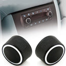 2x Air Conditioning Button Audio Radio Rear Control Knobs for Chevrolet GMC