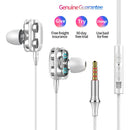 A4 In-Ear Headphone 3.5mm Plug Ergonomic Wired Earphones for Phone (White) Newly