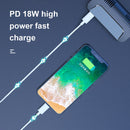 120W 5A Type-C Fast Charging Adapter for Mobile Phone 3 Ports USB PD Car Charger