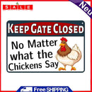 Chicken Metal Retro Tin Sign Art Poster Wall Plate for Farm Home Iron Painting