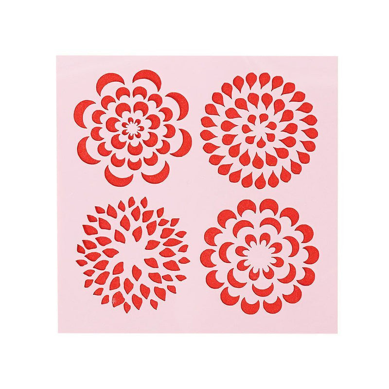 Decorative Embossing Template Scrapbooking Layering Stencils Wall Painting
