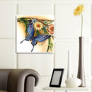 Diamond Painting Kit 5D Special Shaped DIY Butterfly Flowers Rhinestone Pic