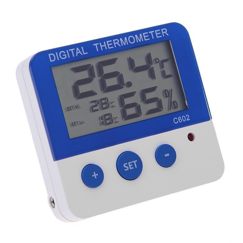 Waterproof LCD Thermometer Hygrometer Humidity Indoor Temperature Meter