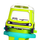 #A Mini Cartoon Car Analog Electronic Watch Wrist Racing Pull Back Induction Car