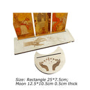 #A Wooden Tarot Card Base Stable Durable Tarot Reading Stand Gifts for Enthusias