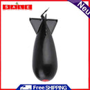 Carp Fishing Rockets Feeders Float Bait Lure Holder Fishing Tool (Black S)
