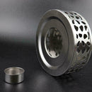 Tea Coffee Teapot Warmer Candle Light Round Base Heater O6Q4 Holder Steel M0K5