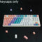 1set Keycaps For GH60/GK61/GK64/84/87/96/104/108/980 Mechanical Keyboards J4A7