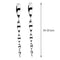 12x Bird Repellent Rotating Rod Reflective Spiral Deterrent Control Device