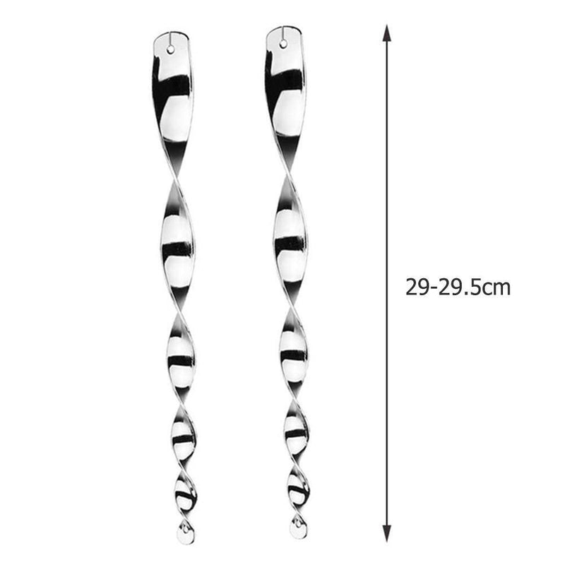 12x Bird Repellent Rotating Rod Reflective Spiral Deterrent Control Device